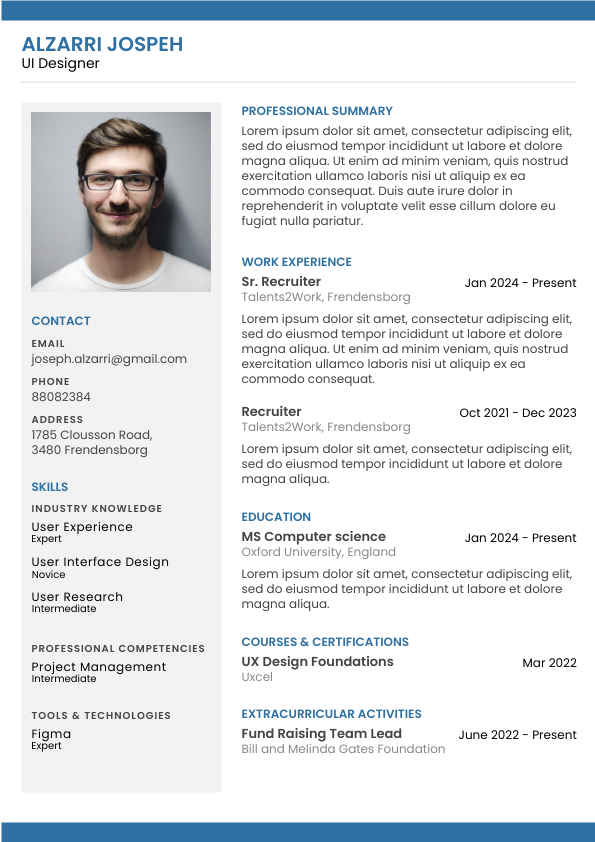 CV Template 6