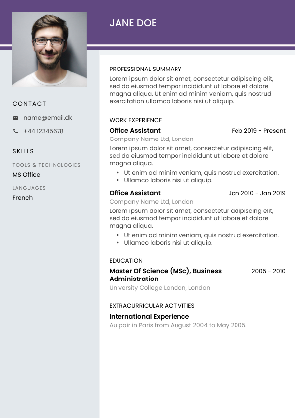 CV Template 3