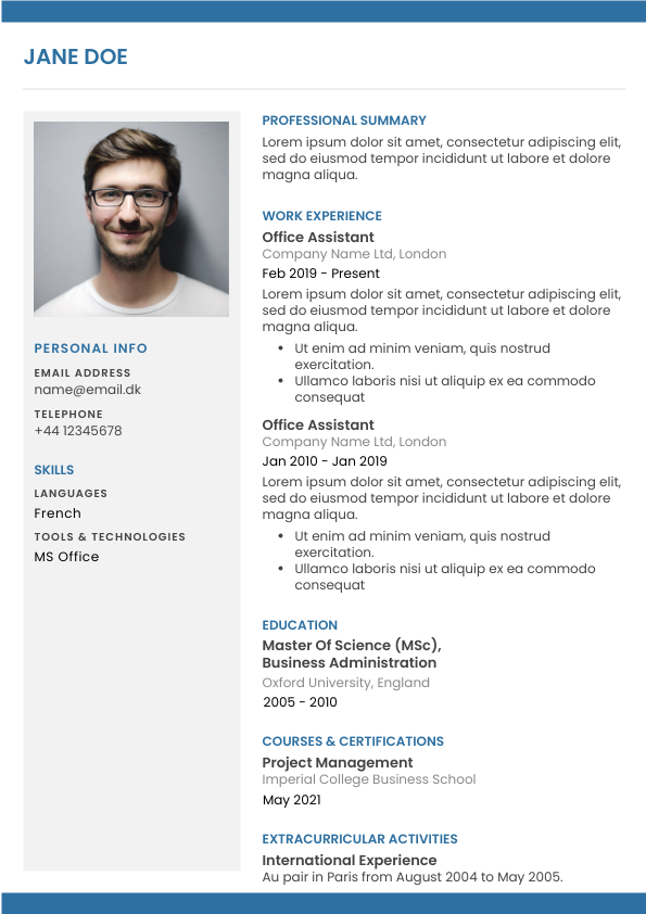 CV Template 6